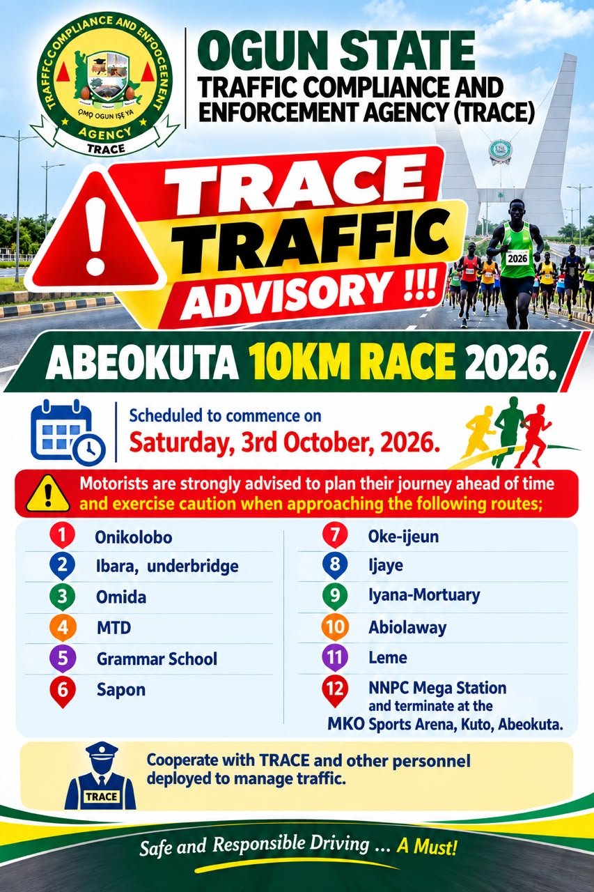 You are currently viewing TRACE TRAFFIC ADVISORY !!!